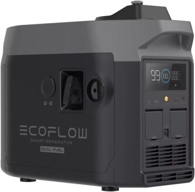EF ECOFLOW 1800W Dual Fuel Smart Generator with Both LPG and Gas Powered Support