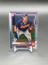 2021 Bowman 1st Edition Nolan Jones BFE-35 Sky Blue Foil | Colorado Rockies