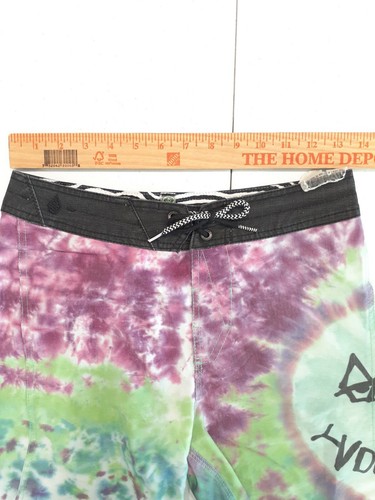 Volcom Stoneys Tie Dye Boardshorts Size 27 2XS Stretch Multicolor - Picture 8 of 9