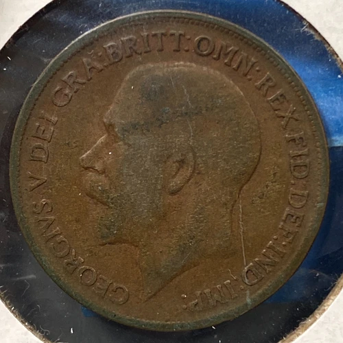 1919 George V Penny — photo from the most recent tracked eBay sale