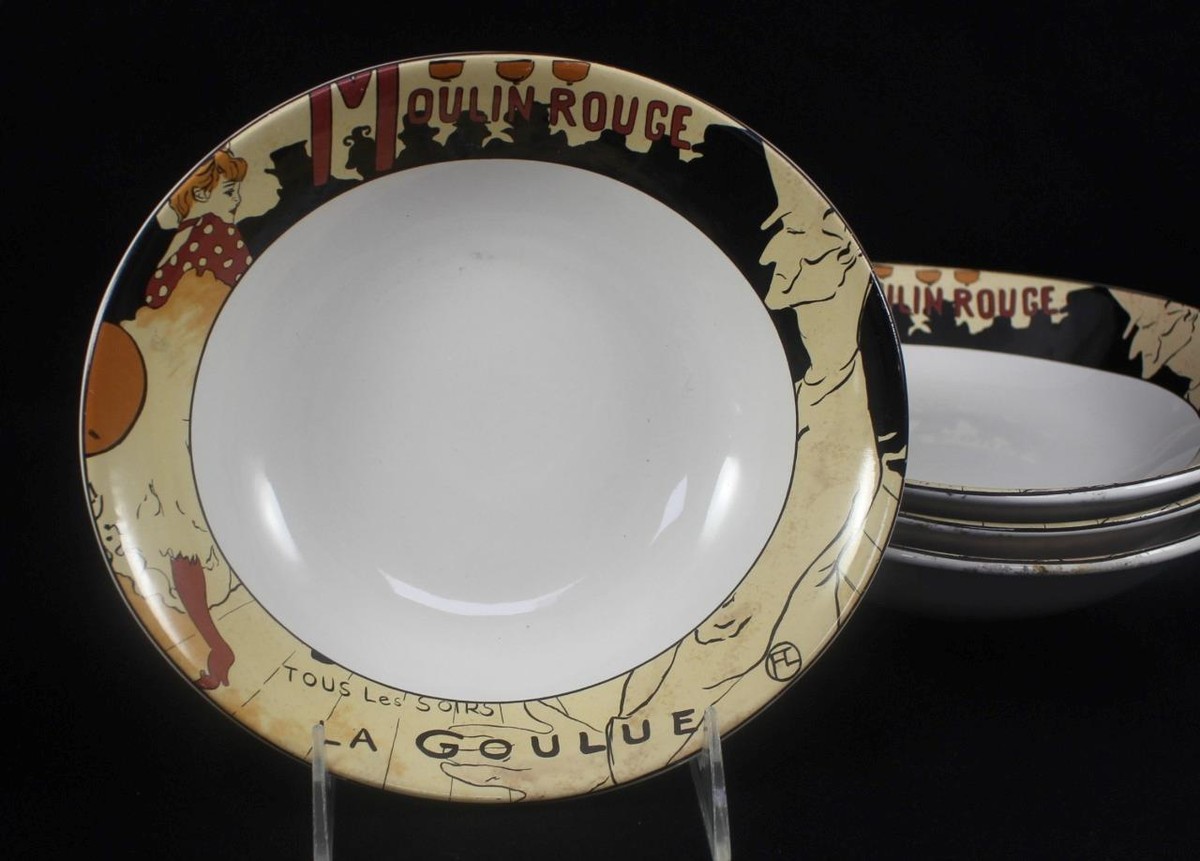 Sango Cabaret Set of Four Coupe Soup Bowls Australia