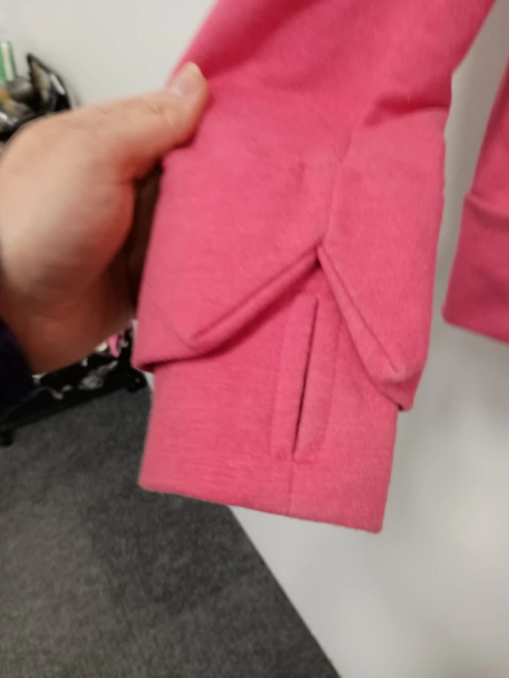 Sudadera Pullover Bench Mujer Mediana Rosa Capucha Cuello Atleasure Foto 3 de 4