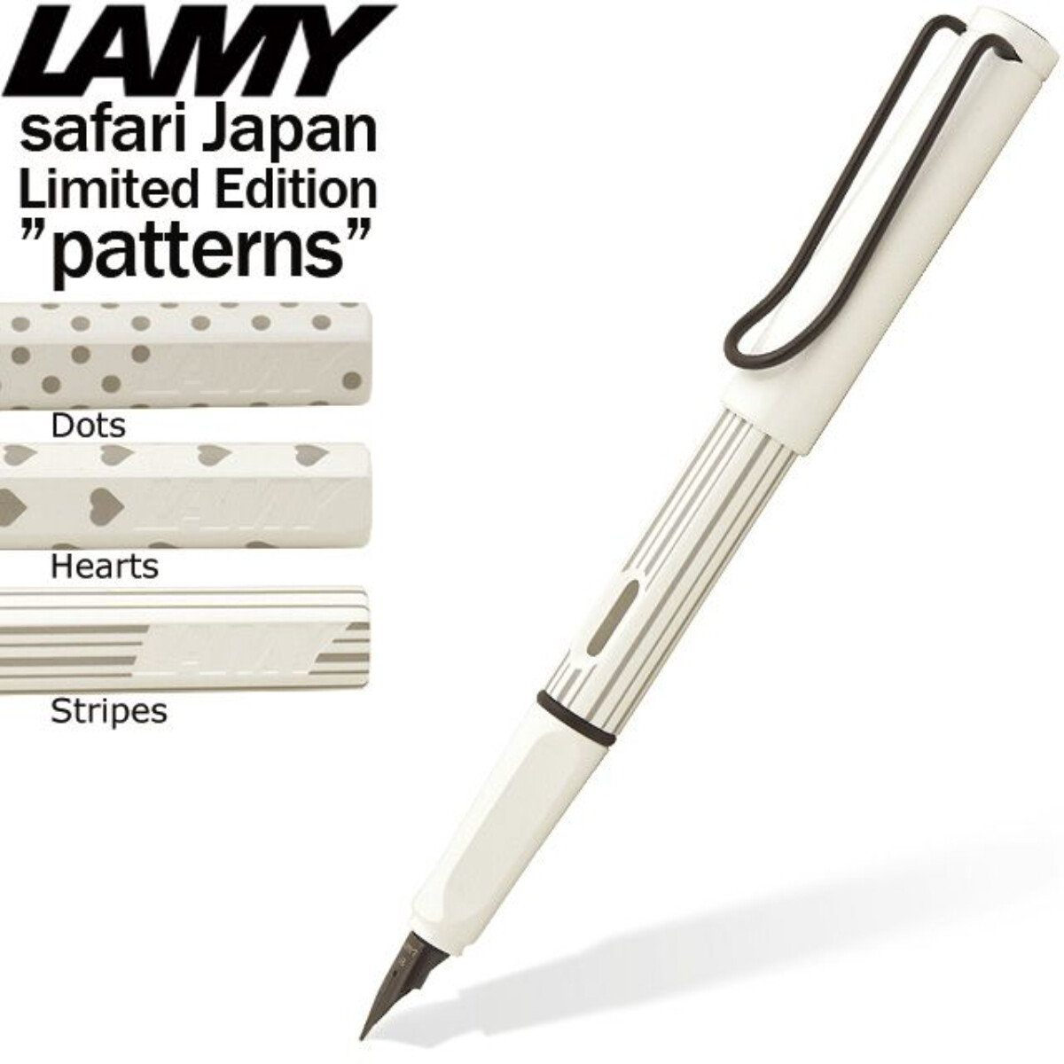Lamy Safari Fountain Pen Japan Limited Edition black clip Multiple