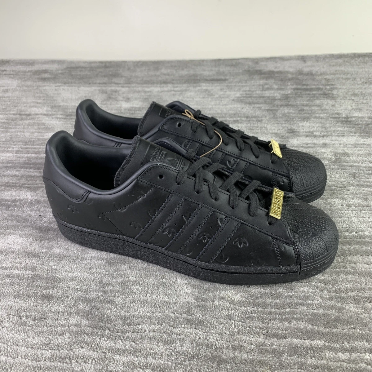 MEN'S ADIDAS ORIGINALS SUPERSTAR Black/Carbon Gold GY0026 Shoes