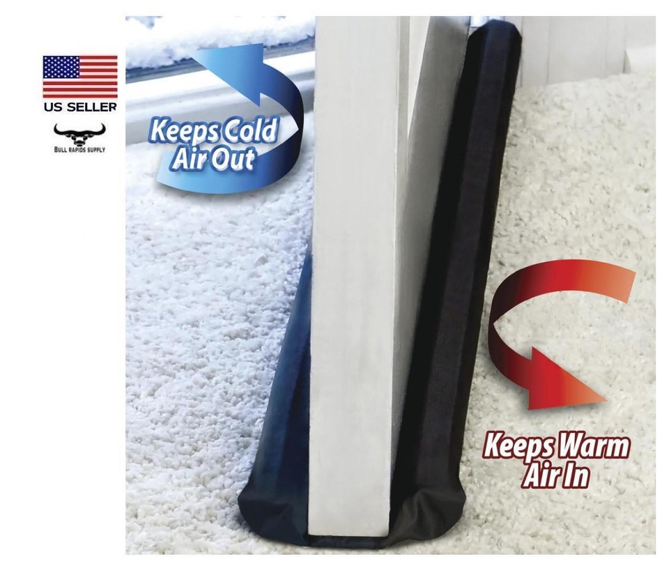 Breeze Blocker Insulated Dual Sided Under Door or Window 36