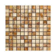 Scabos Travertine 1 X 1 Mosaic Tile