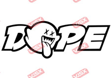 Dope Ghost Jdm Decal Sticker Japanese Drift Vinyl Auto Race Car Window Bumper Dope Ghost Jdm Decal Sticker Japanese Drift Vinyl Auto Race Car Window Bumper