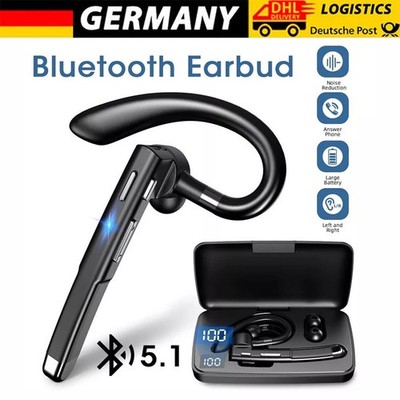 Wireless Bluetooth Kopfhörer Stereo Kabellos Headset Ohrhörer Mikrofon für Handy