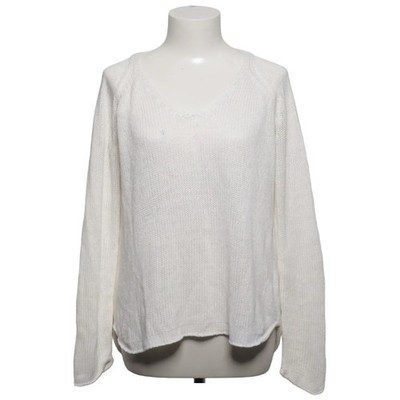H&M Basic, Strickpullover, Größe: S, Weiß, Acryl, Einfarbig, Grobstrick #1lY