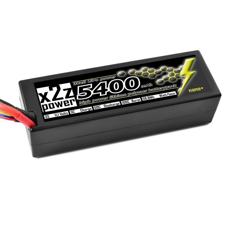 X2Z Power Racing X2Z-2871X-EC5 Lipo Battery 50C 5400mAh 3S 11,1V Hard EC5-Steck