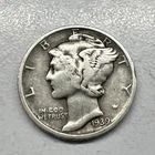 1939-D MERCURY SILVER DIME Actual Coin Check My Store FREE SHIPPING Silver $118