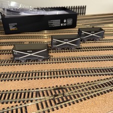 Accurascale ACC2831 Weathered -  Hopper Wagons - NCB Black White Cross
