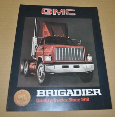 1979 GMC Brigadier Truck Sales Brochure Prospekt