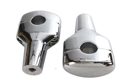 3-1/2 inch Short Riser Set Chrome for Harley-Davidson