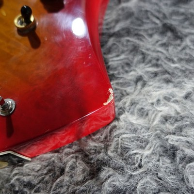 Burny MG-105X E-Gitarre X Japan hide Signature Non-sustainer Gebraucht