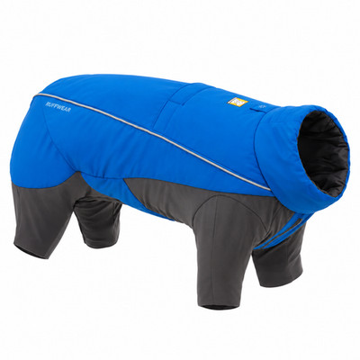 RUFFWEAR Vert Coverall Hundemantel S Blue Pool wasserdicht Winter Hundeoverall