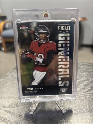 2024 Topps Finest Field Generals Tom Brady #FG-8 Sky Blue Refractor 54 /150