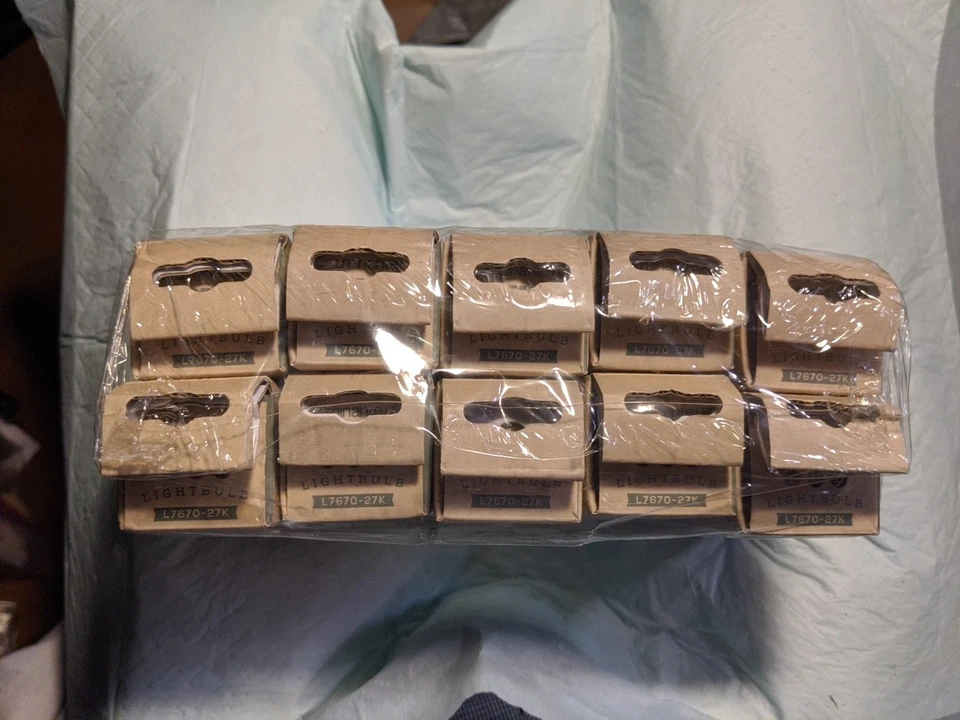 LED Candelabra Bulbs, 4.5 watt/40 watt Replacement B10 base 10 Pack, 2700K Color - Image 2 of 4