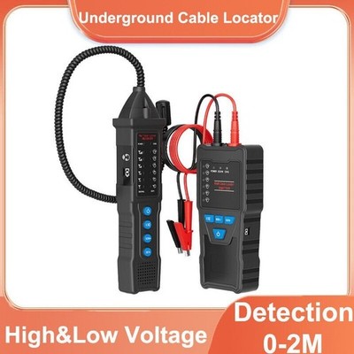 Underground Cable Locator High&Low Voltage Wire Professional Cable Finder