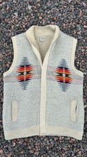 1970s PENDLETON Chief Joseph Rare Vest Sz XL Pendleton Sherpa Chimayo Wool Vest