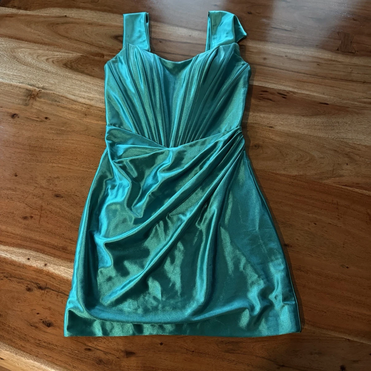 sachin and babi light blue dress Emerald Dress Short Dancing Queen Danq_3281