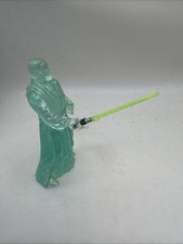 Vintage LFL Kenner 1997 Vintage Star Wars Obi Wan Kenobi Green Spirit Hologram