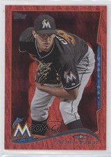 2014 Topps Red Hot Foil Steve Cishek #305 1by