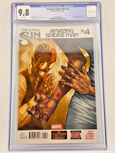 Amazing Spider-Man (2014) #4 1st Print CGC 9.8 White Pages 1st Full App Of Silk