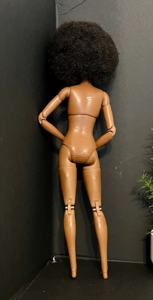 Barbie Looks Model 2 AA AFRO HAIR Hybrid Mtm Made To Move Custom OOAK - Image 3 of 3