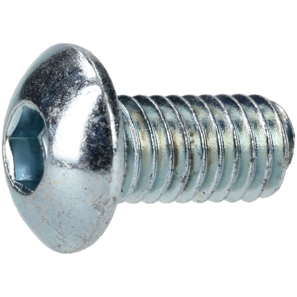 R-TECH M3 X 6 Hex Socket Button Screws Steel BZP - Pack Of 100