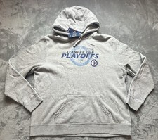 Fanatics 2021 Stanley Cup Playoffs Winnipeg Jets Hockey Mens Hoodie 2XL