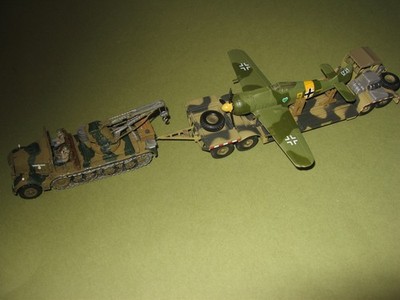 Focke Wulf 190D auf Tieflader + Sd/Kfz.9 bei Kassel 1943. (Kleinserie 1:87)
