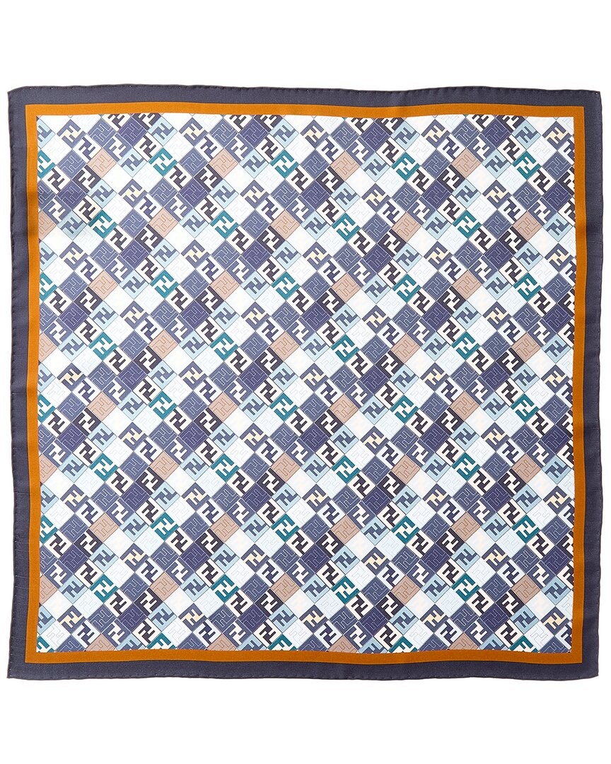 Fendi Ff Foulard Silk Scarf Women's