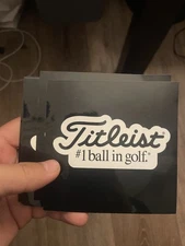 Titleist ProV1 Golf Sticker Golf Glossy Sticker Decal Lot 10 Stickers