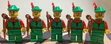 5x LEGO Forestmen Minifigures Set - Archers / Castle - NEW