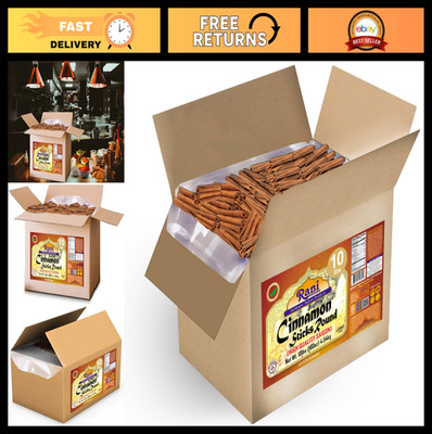 Bulk Cassia Cinnamon Sticks 10lbs (160oz) - Strong Aroma, Perfect for Baking & C