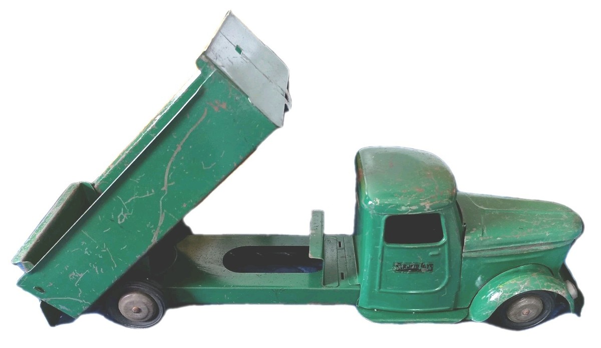 Structo Manufacturing ストラクト　ビンテージ　トラックトイ Vtg Structo 1930's Green Truck MCM 21