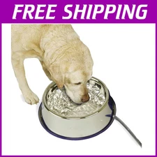 102oz Heated Water Bowl for Cats & Dogs - No Freeze