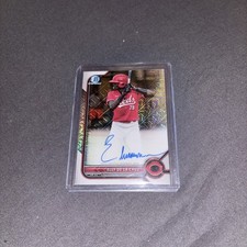2022 Bowman Chrome Mega Box Elly De La Cruz Rookie Mojo Auto Autograph #BMA-ED