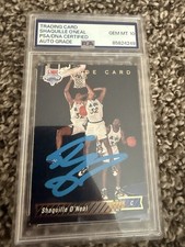 1992-93 - Shaquille O'Neal #1B PSA GEM 10 Rookie Autograph Card (RC)