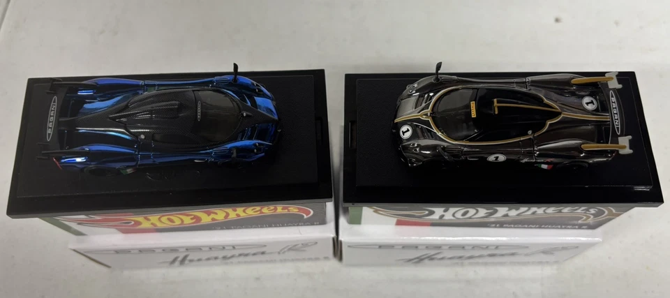 2024 风火轮 RLC 独家 '21 Pagani Huayra R,批量 2 件银色和蓝色,请阅读 — 第 3/4 张图片