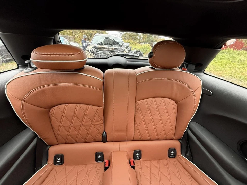 2016-2024 Mini Cooper Rear 2ND Raw Seat Leather Brown - Image 3 of 3