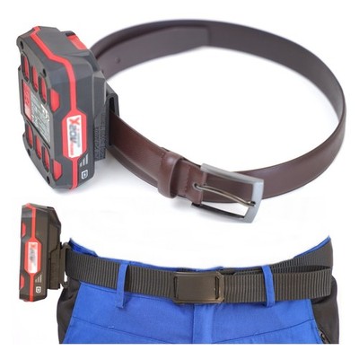 Akku Gürtelhalter kompatibel mit PARKSIDE X20V Team Akkus, Werkzeuggürtel Clip