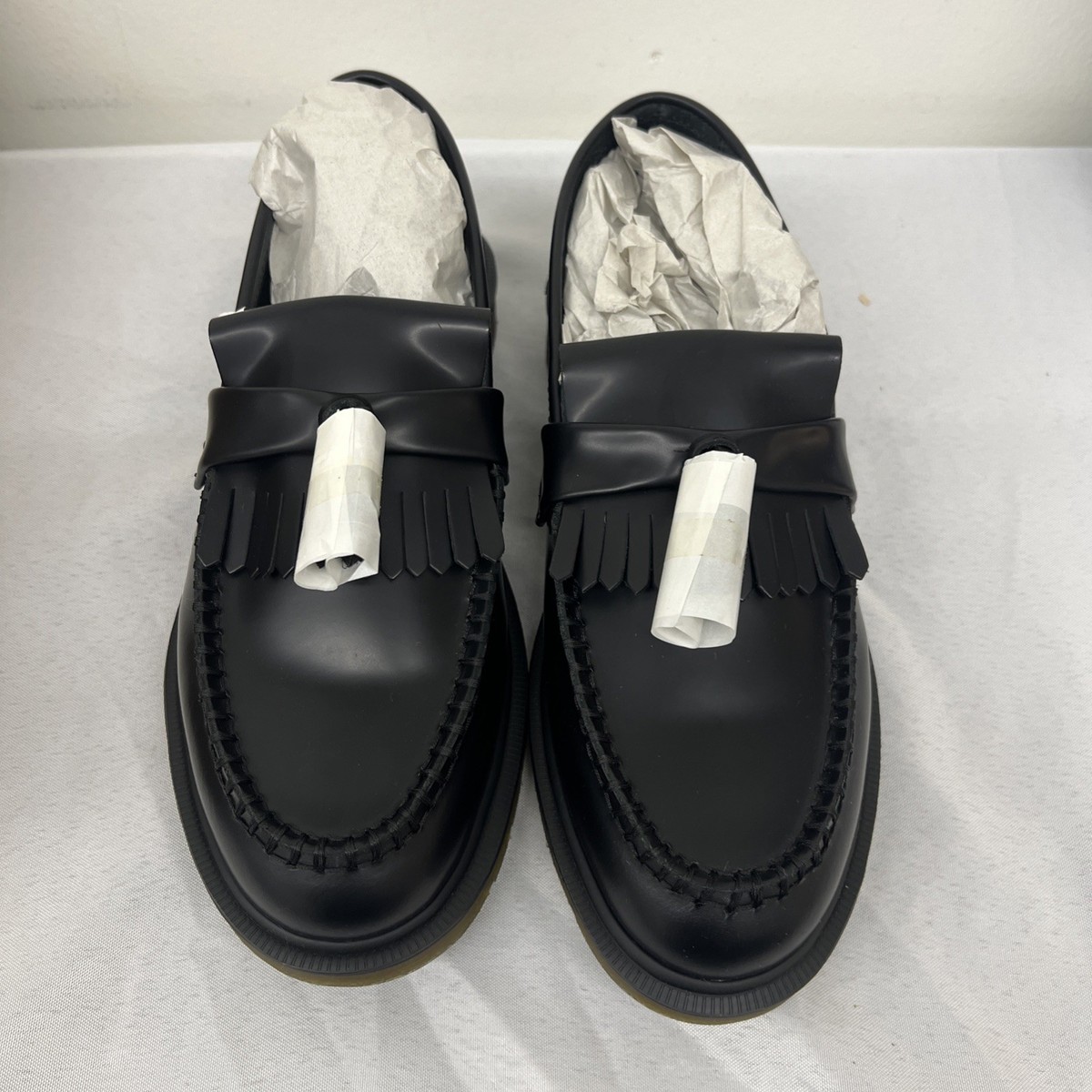 Dr Martens Adrian Smooth Leather Tassel Academia Loafer Men\'s 9 Women\'s 10 Black Amazon.com | Dr. Martens Unisex Vegan Adrian Loafer, Black  main image 3
