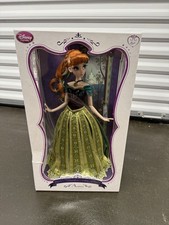 VER ANUNCIO DISNEY EDICIÓN LIMITADA MUÑECA CORONACIÓN VESTIDO VERDE ANNA 17" FROZEN