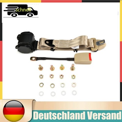 3 punkt gurt Sicherheitsgurt Anschnallgurt mit E Prüfung Für Audi A3 373cm Beige