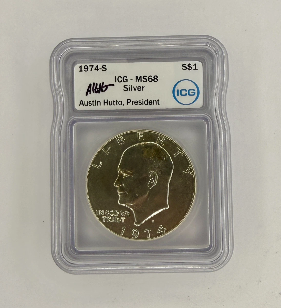 MS 68 Graded 1974 Eisenhower Dollars (1971-1978) for sale | eBay