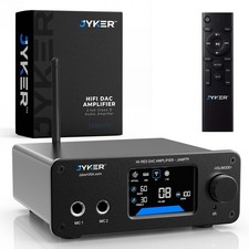 Hi-Fi DAC Home Audio Amplifier - Bluetooth 5.2 400W, 2 Channel Class D, TPA3116