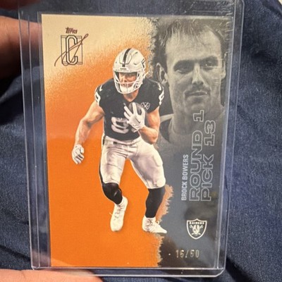 2025 Topps Signature Class Brock Bowers Orange /50