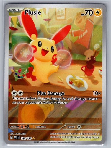Plusle 193/182 Illustration Rare Paradox Rift Pokemon Holo Near Mint